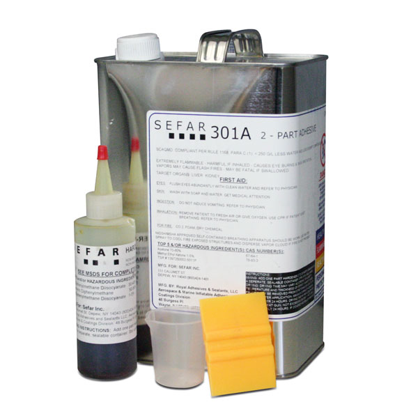 A clear, two-part, medium viscosity adhesive for mesh counts up to 305 per inch. SEFAR 301A has a pot life of 24 hours when properly sealed, and cures between 5-15 minutes depending on adhesive/mesh thickness. Use with catalyst SEFAR Hardener D. Contains Methyl Ethyl Ketone (MEK)