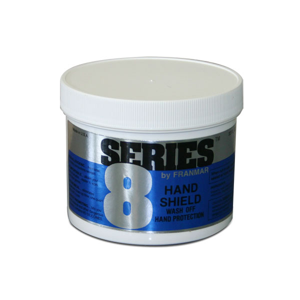 <p>A glycol based cream that allows you to work on the messiest jobs without worry of staining your hands or nails. Works as an invisible glove to keep your hands clean. Apply Series 8™ as you would a hand lotion and it will protect your hands until you wash them clean with water. Reapply as necessary. Sold in quart containers.</p>