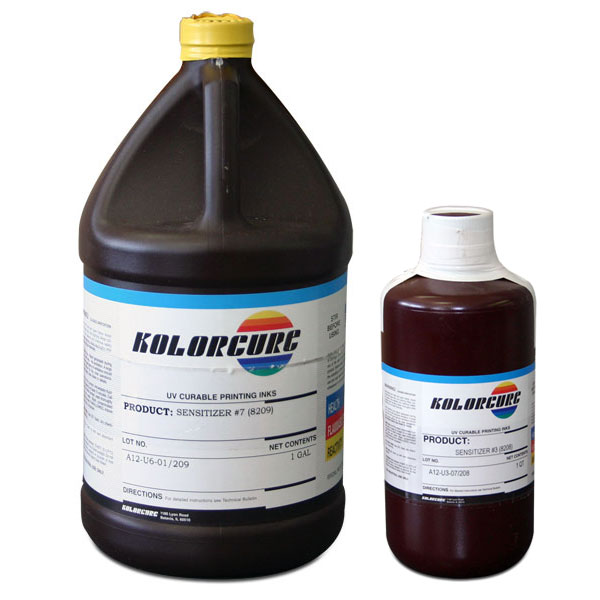 <p>Kolorcure Thinner 1 is a low viscosity reactive diluent for use in viscosity reduction of Kolorcure UV curable screen inks and coatings. Thinner 1 can be used when flexibility needs to be maintained. <br><br> While all KOLORCURE inks and coatings are supplied "ready to  use," application conditions sometimes arise (i.e. very high  speed screen printing) when viscosity reduction is desirable. Additions of up to 10 percent Kolorcure Thinner #1 can be employed.</p>