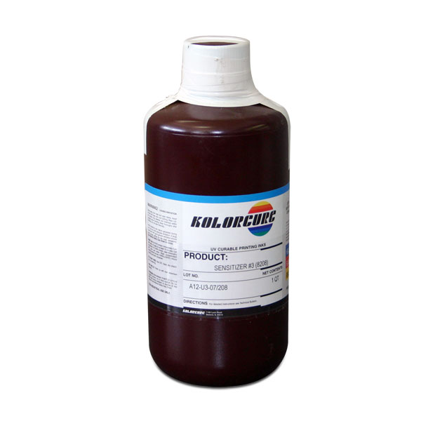 <p>KC-8214 is a  specially formulated blend of organic and inorganic substances in a water/alcohol medium.<br><br> A clean dry surface is preferred for superior adhesion. <br><br> Apply by dipping, brushing, wiping, or via controlled spraying for minimal film thickness. Dry the glass primer quickly by using forced air or heating for one minute or less. <br><br> After the primer is completely dry, you can screen print Kolorcure Glass King II UV curable inks onto the primed glass and expect to get excellent adhesion and moisture resistance. A 350-390 mesh per inch is recommended. <br><br> An 80 Durometer (Shore A Hardness) Polyurethane squeegee is recommended.</p>