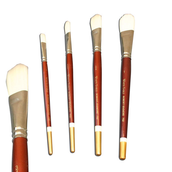 <p>White Sable brushes, originally by Robert Simmons, are the original synthetic filament blend developed for fine art  applications in watercolor, acrylic and oil. The unique tapering process duplicates the characteristics of pure red sable hair with a full belly, precise point and high degree of spring.<br><br> Oval wash brushes are designed to hold large amounts of color and spread it softly.  These brushes do not point, they fan out.  Ideal for water color backgrounds.</p>