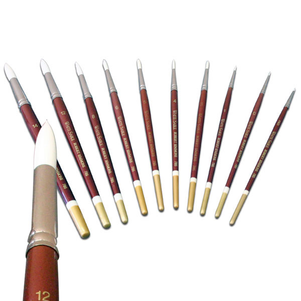 <p>White Sable brushes, originally by Robert Simmons, are the original synthetic filament blend developed for fine art applications in watercolor, acrylic and oil. The unique tapering process duplicates the characteristics of pure red sable hair with a full belly, precise point and high degree of spring.</p>