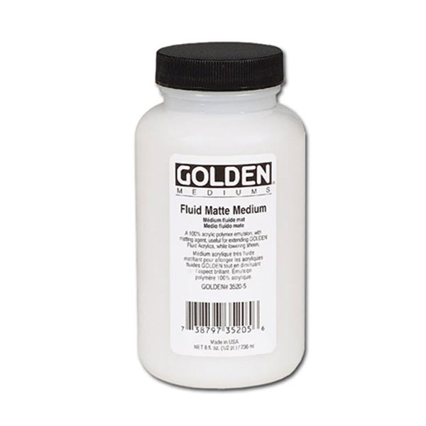 8 OZ -  GLDN ACR FLUID MATTE MEDIUM image