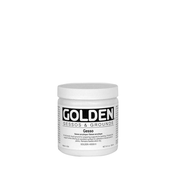 Golden Black Gesso - 8oz Jar
