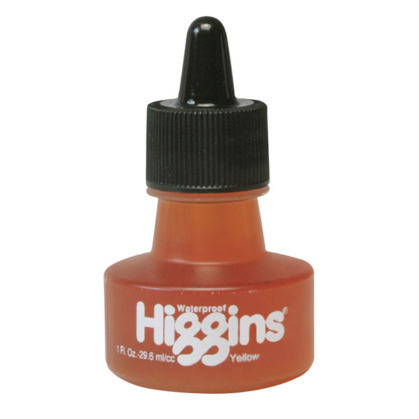 EACH -  HIGGINS YELLOW INK 1 OZ image