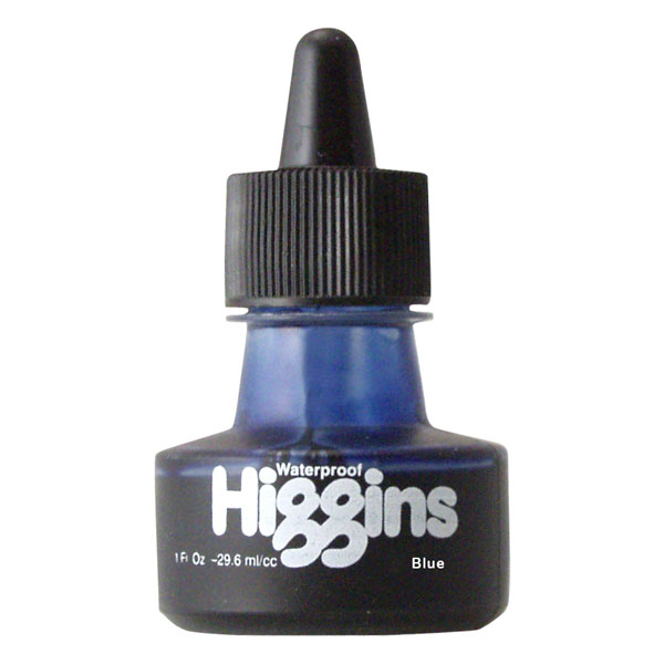 EACH -  HIGGINS BLUE INK 1 OZ image