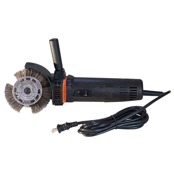 MBX Electric delivers the same performance, safety, and ease of handling as the MBX Pneuamtic tools <em>- plus - </em> the mobility of electric power. Suitable for a wide variety of surface preparation task, this IN-LINE drive unit  is available in both 110v and 220v. <br><br> When configured with the MBX Vinyl Eraser, it is becomes the  MBX Vinyl Zapper -  removing vinyl, decals, pinstripes, reflective tape and adhesives quickly and in a single operation - without damaging OEM paint or harming the substrate. <br><br> When configured with the MBX Belts, the MBX Electric can perform wide ranging task including screen frame restoration, welding preparation, paint, scale and corrosion  removal, poly urea roughening, and general metal surface prep. <br><br>