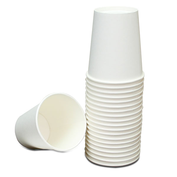 8 oz. plain paper cups with no varnish of plastic coating. Ideal for mixing small amounts of two part inks.