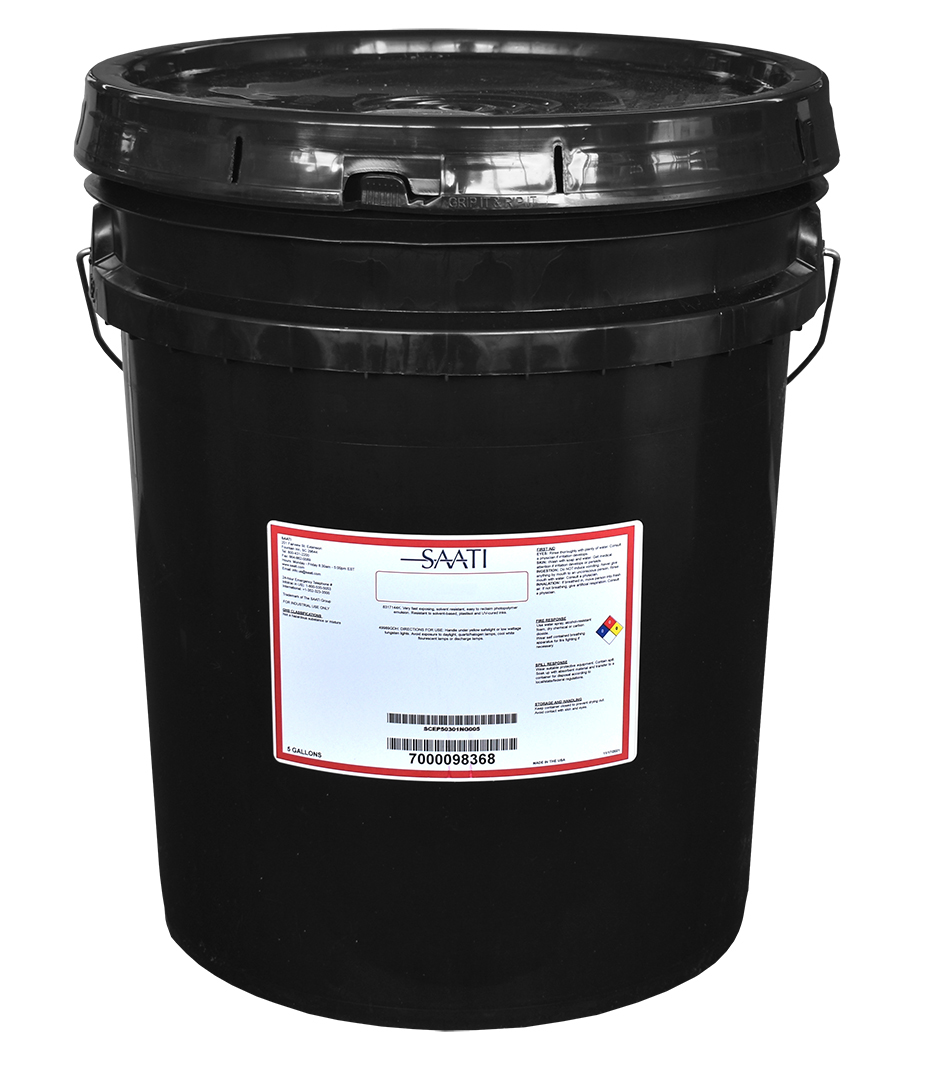 5GAL -  SAATI GRAPHIC HU DUAL CURE EMULSION image