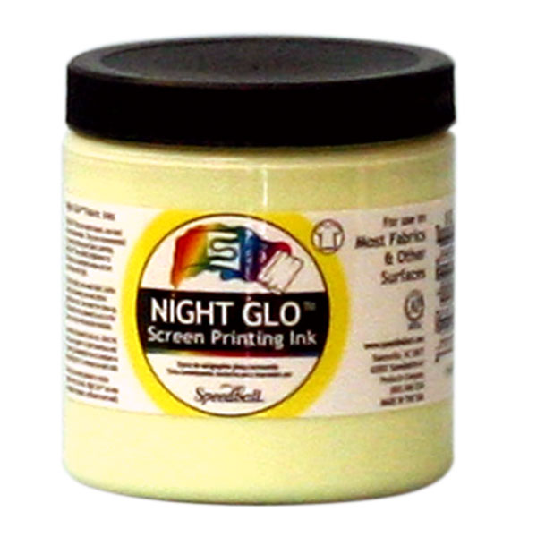 8 OZ -  NIGHT GLO WHITE PHOS TEXTILE INK image