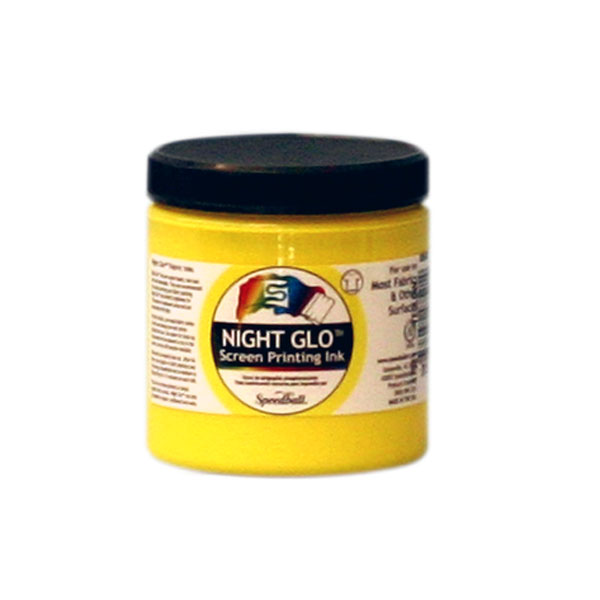 8 OZ -  NIGHT GLO YELLOW PHOS TEXTILE INK image